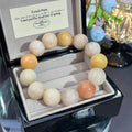 Multicolor Rabbit Hair Quartz & Old-Mine Rabbit Hair Quartz Crystal Bracelet — natural character, One of a Kind