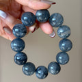 Rabbit Hair Quartz Crystal Bracelet — natural character, One of a Kind