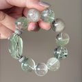 Phantom Quartz Crystal Bracelet — quiet warmth, One of a Kind