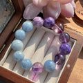 Rabbit Hair Quartz Crystal Bracelet — natural character, One of a Kind