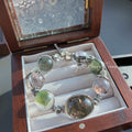 Phantom Quartz Crystal Bracelet — quiet warmth, One of a Kind
