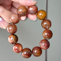 Rabbit Hair Quartz, Old-Mine Rabbit Hair Quartz & Jade Crystal Bracelet — natural character, One of a Kind