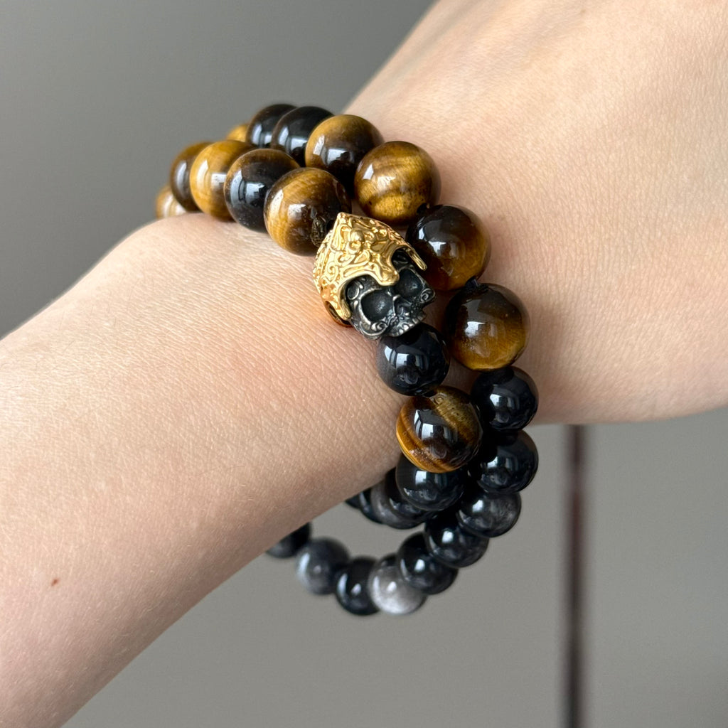 Natural Jade Crystal Bracelet — natural character, One of a Kind
