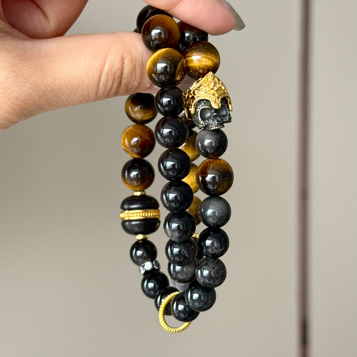 Natural Jade Crystal Bracelet — natural character, One of a Kind