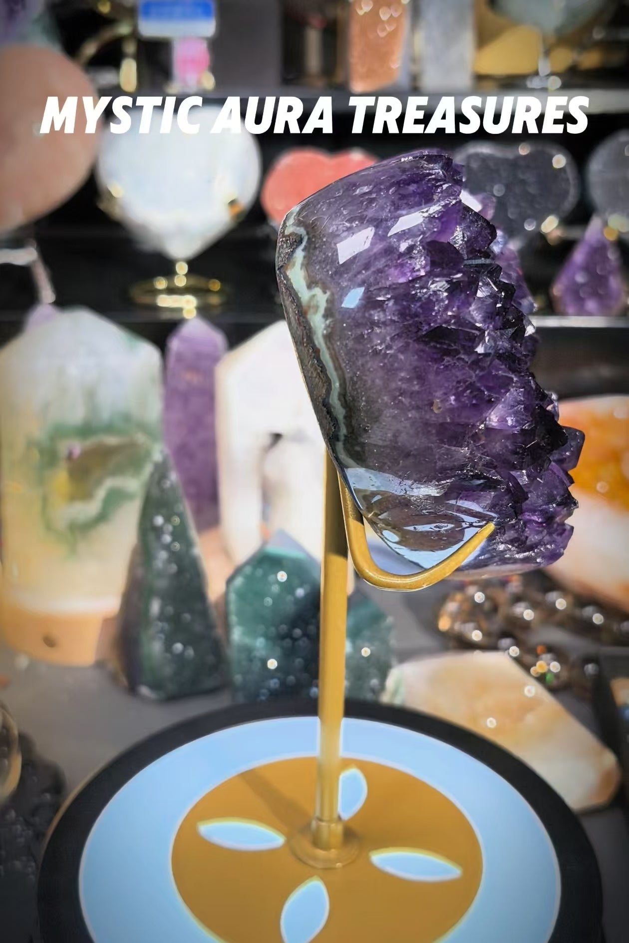 Brazilian Royal Amethyst Heart Crystal Ornament