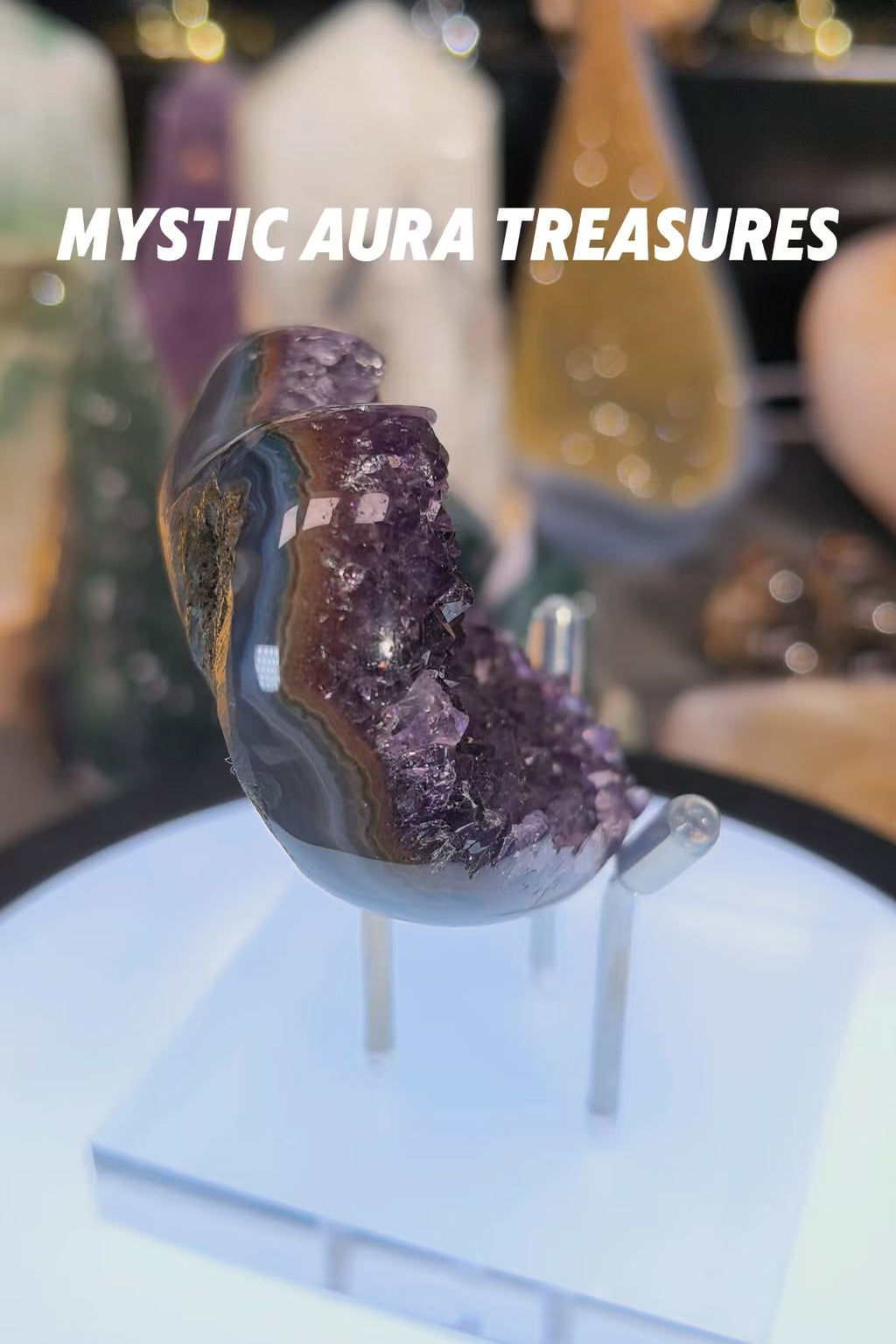 Brazilian Amethyst Heart Crystal, 75g