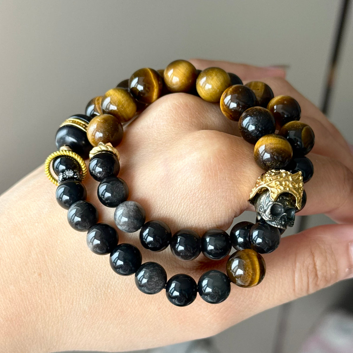 Natural Jade Crystal Bracelet — natural character, One of a Kind